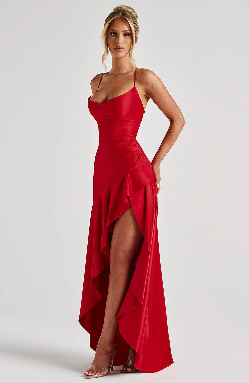 Aphrodite Satin Gown