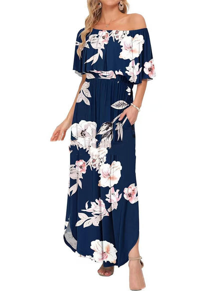 Riviera Off-Shoulder Maxi
