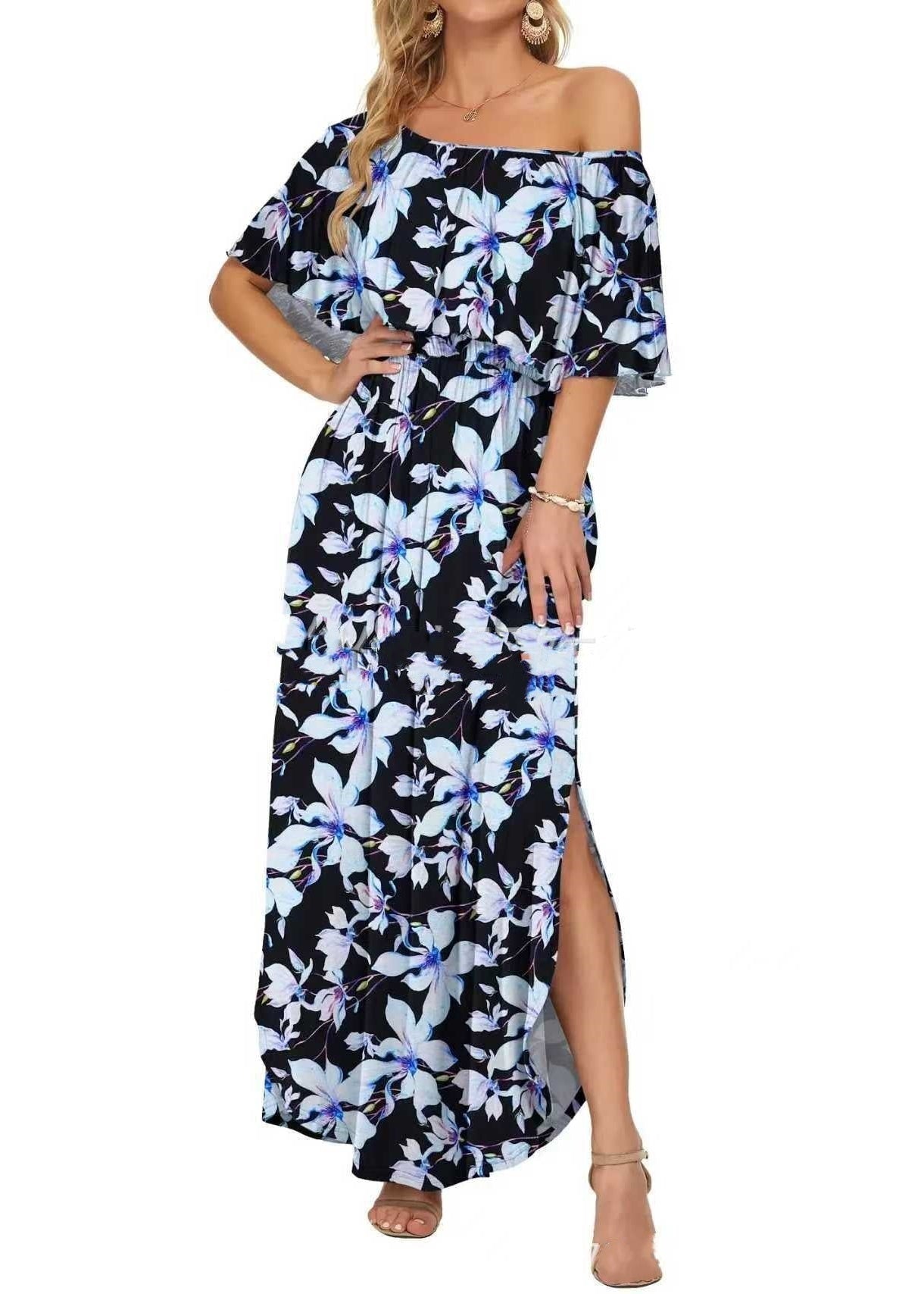 Riviera Off-Shoulder Maxi