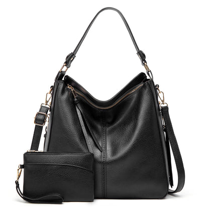 Luxury Anti-Theft Leather Crossbody Bag + Free Coin Purse
