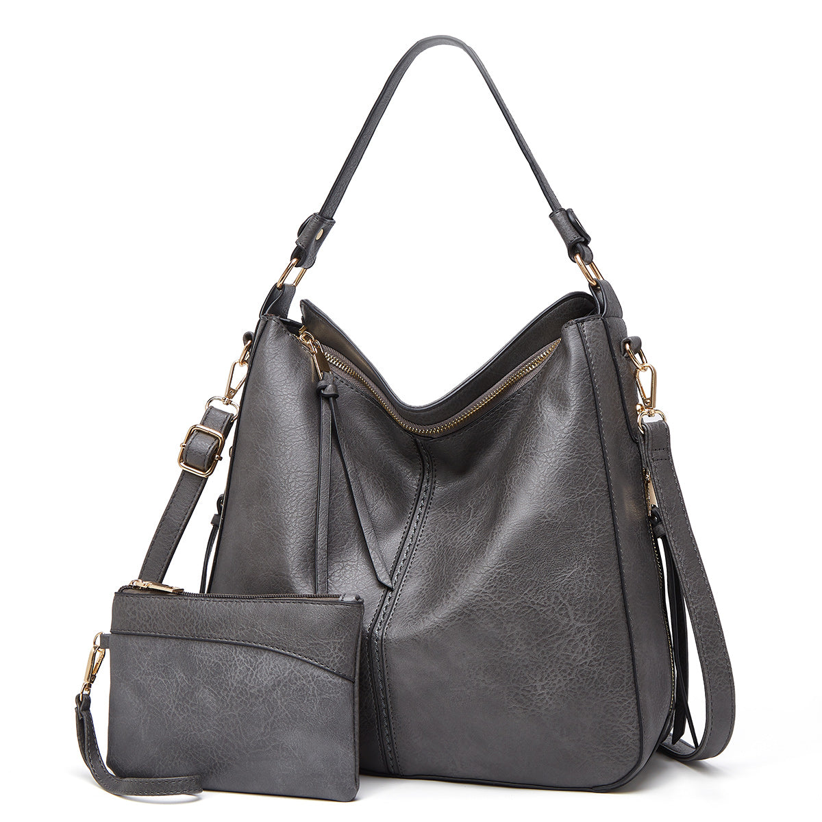 Luxury Anti-Theft Leather Crossbody Bag + Free Coin Purse