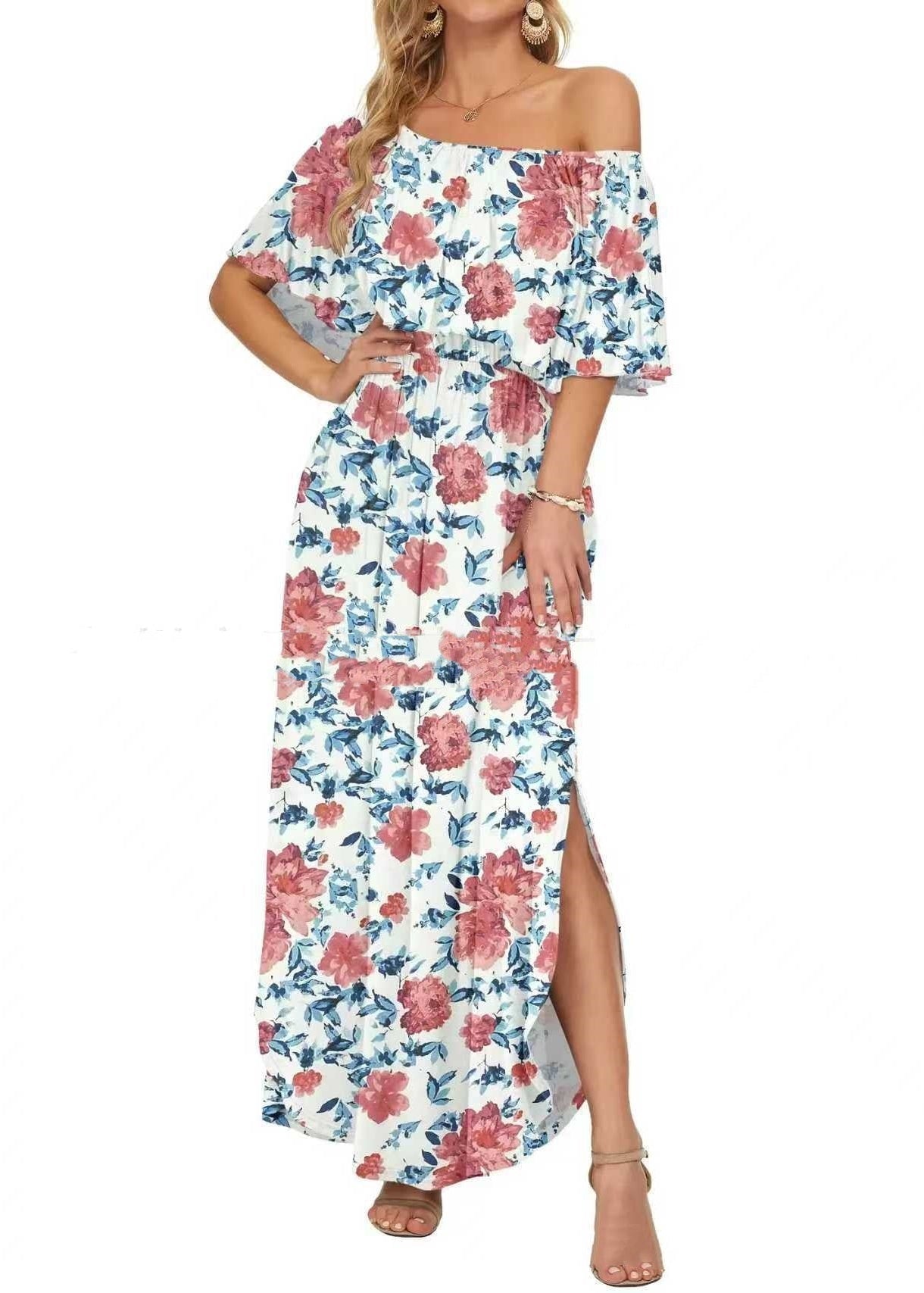 Riviera Off-Shoulder Maxi