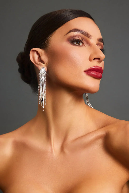 Sienna Earrings – Crystal Drop