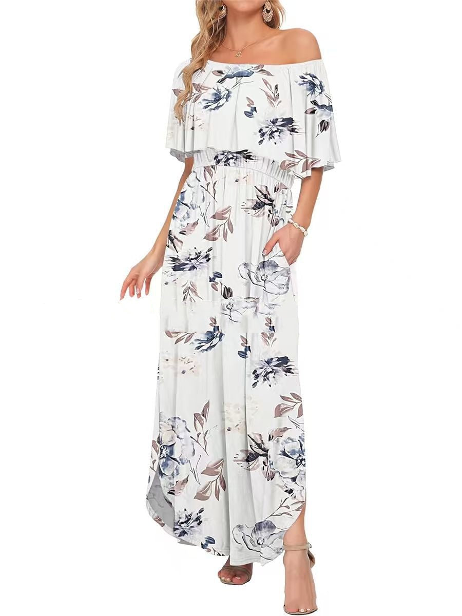 Riviera Off-Shoulder Maxi