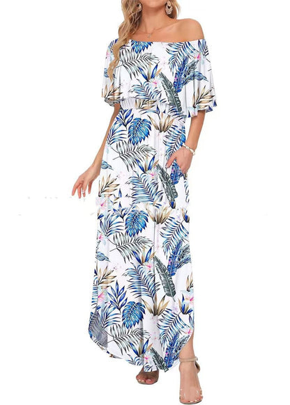 Riviera Off-Shoulder Maxi