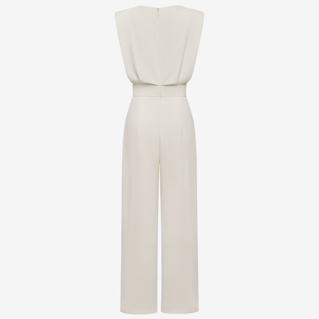 Aria | Elegant Belted Jumpsuit