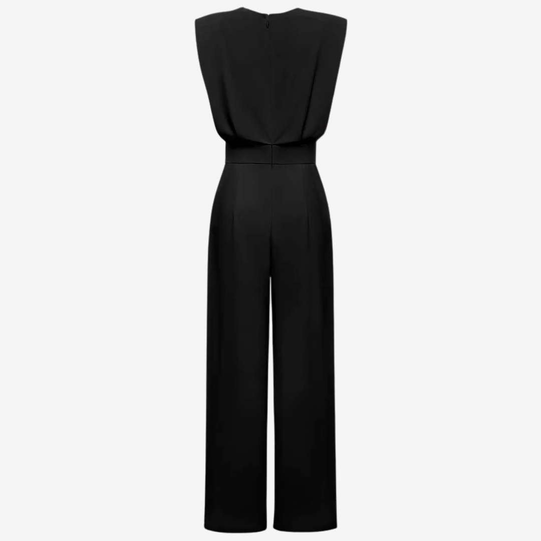 Aria | Elegant Belted Jumpsuit