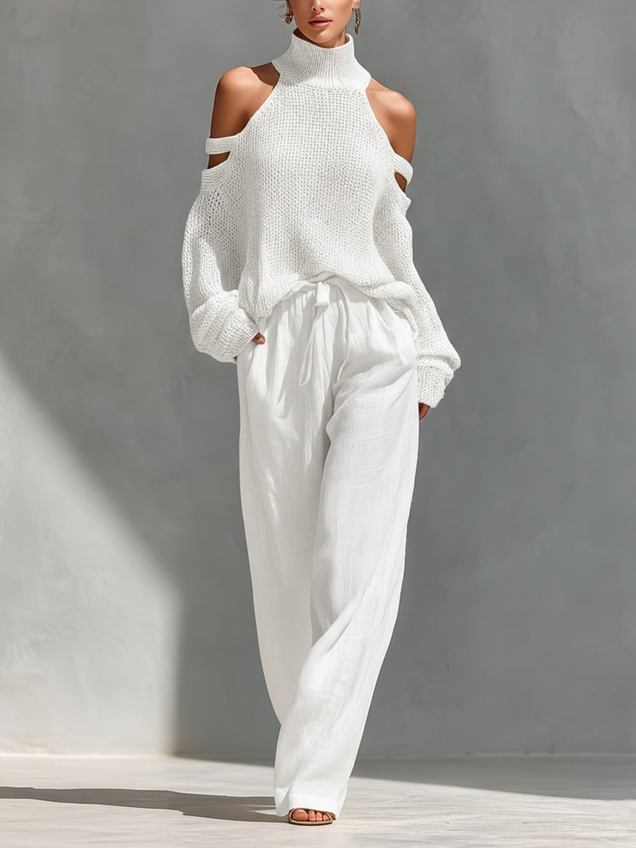 Camilla | Fashion Knit and Linen Co-Ord Set