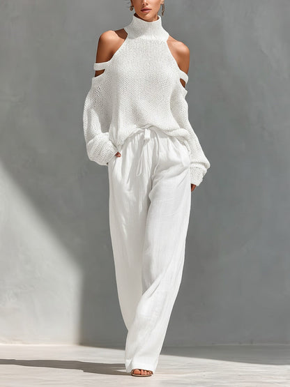 Camilla | Fashion Knit and Linen Co-Ord Set