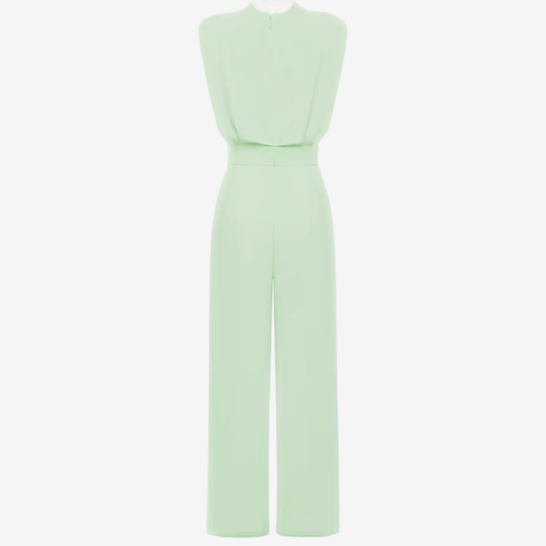 Aria | Elegant Belted Jumpsuit