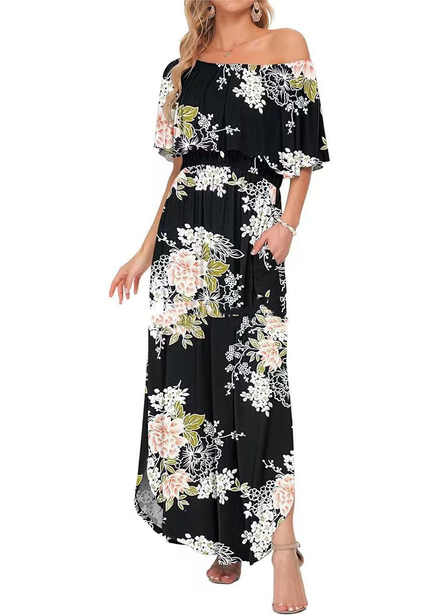 Riviera Off-Shoulder Maxi