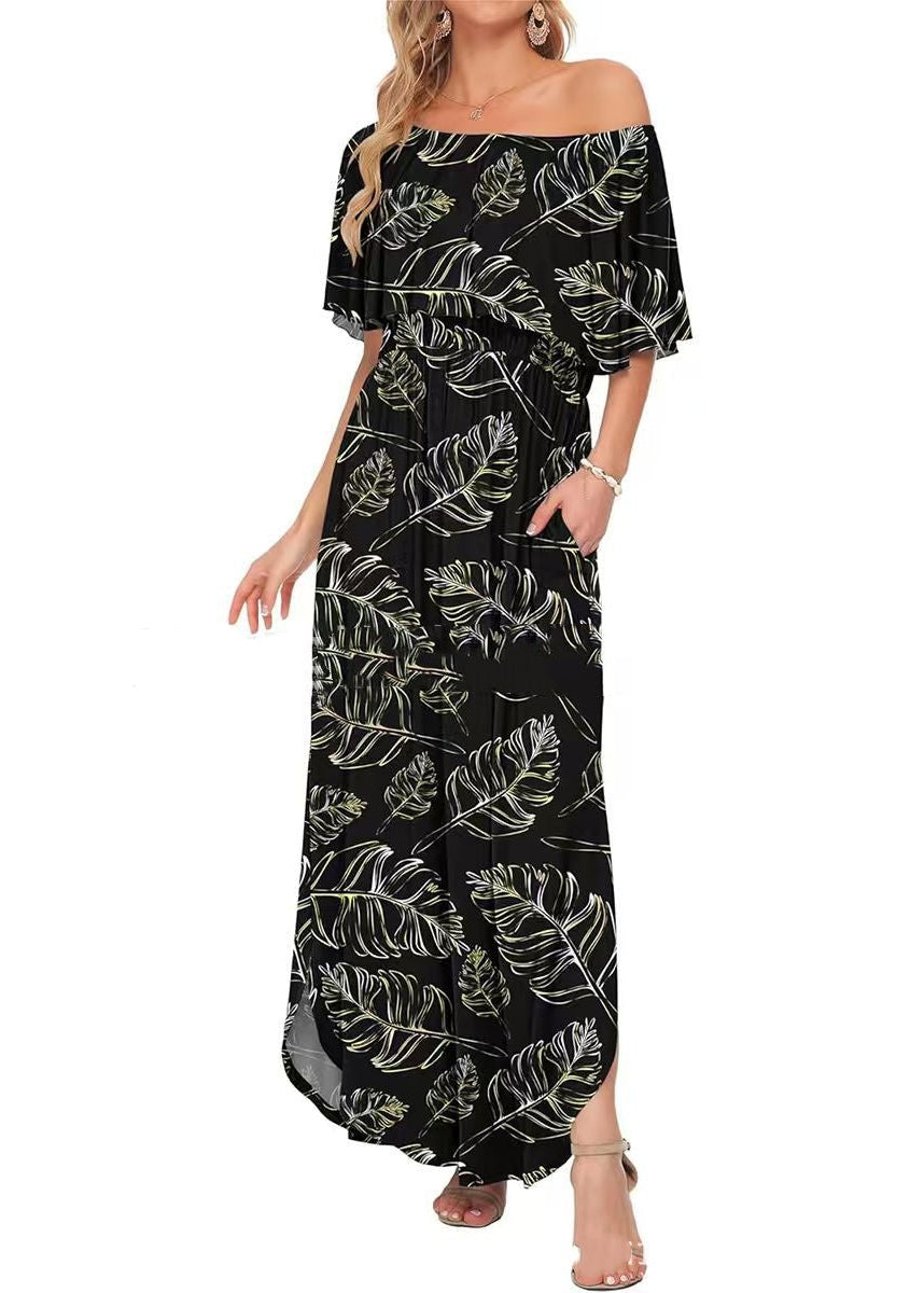 Riviera Off-Shoulder Maxi