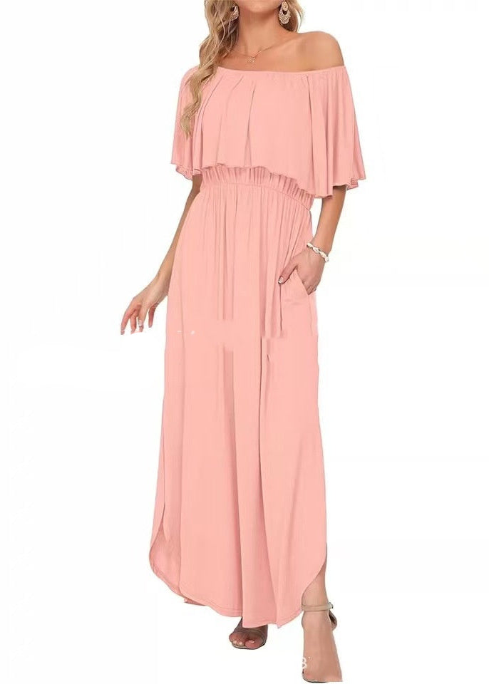 Riviera Off-Shoulder Maxi