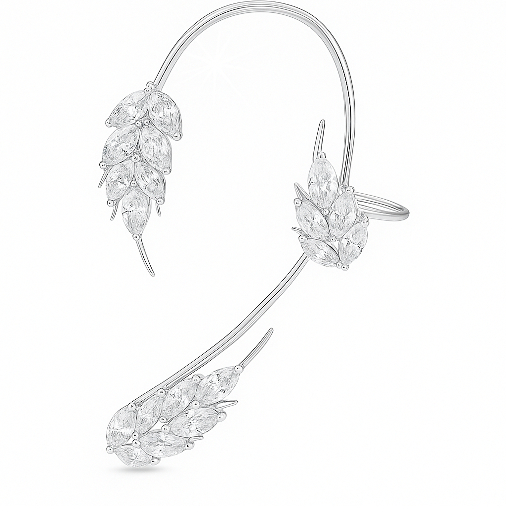 Elysian Leaf Ear Cuff - Pair