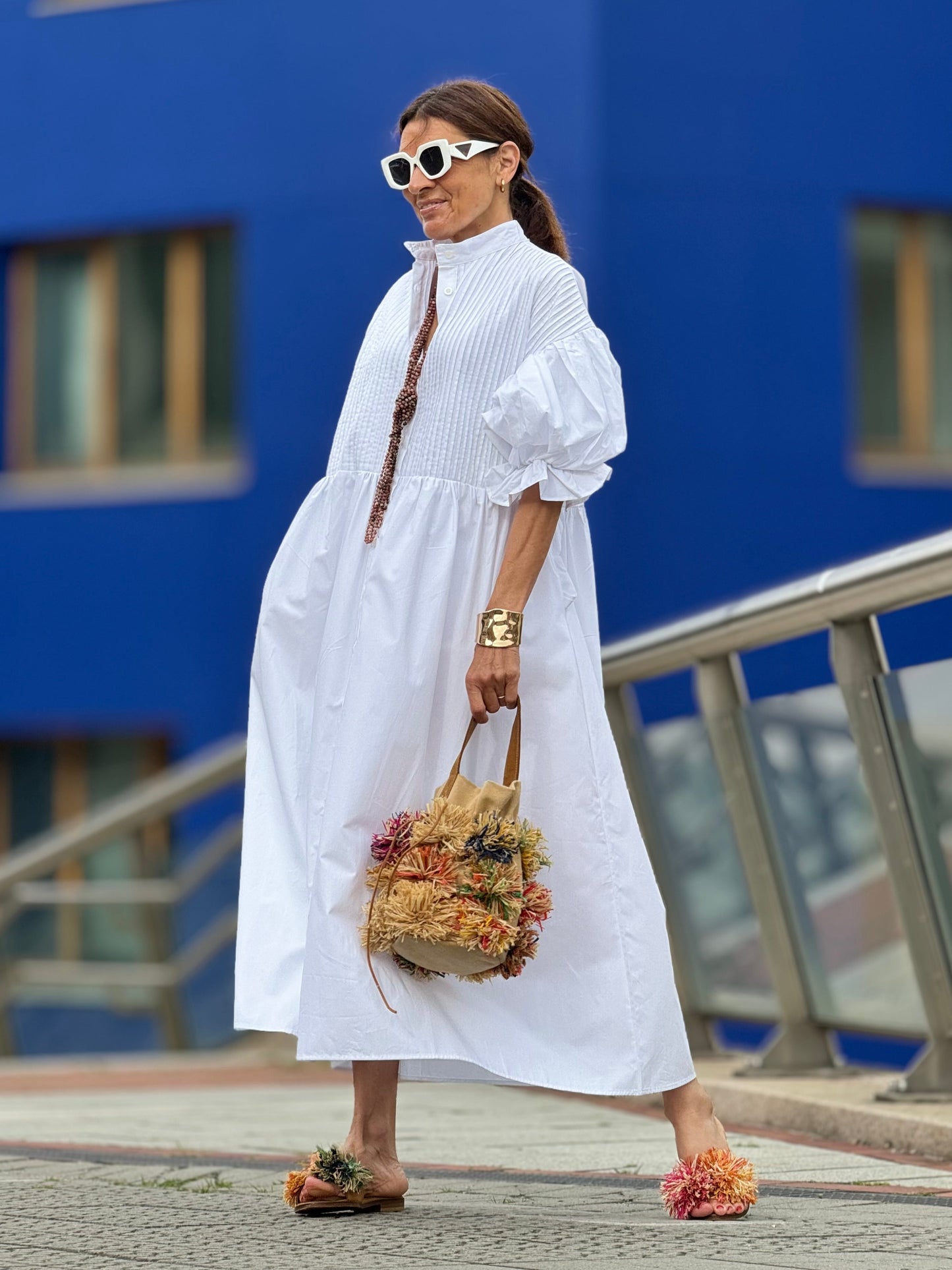 Phoebe White Dress