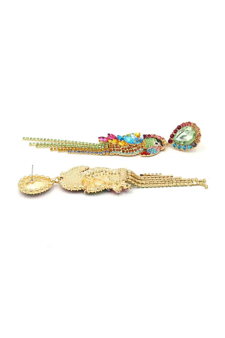 Kaizen Parrot Diamante Earrings