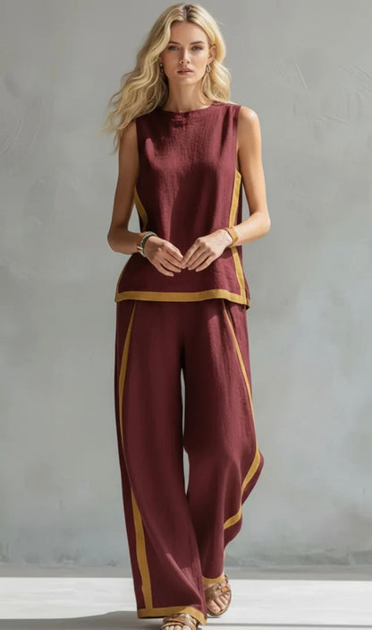 ESSENTIAL - Leila | Elegant Cotton and Linen Set