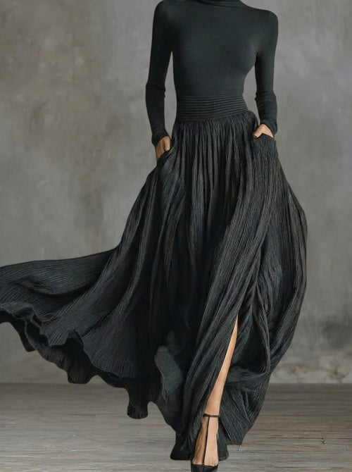 Alessia | High-waist maxi dress