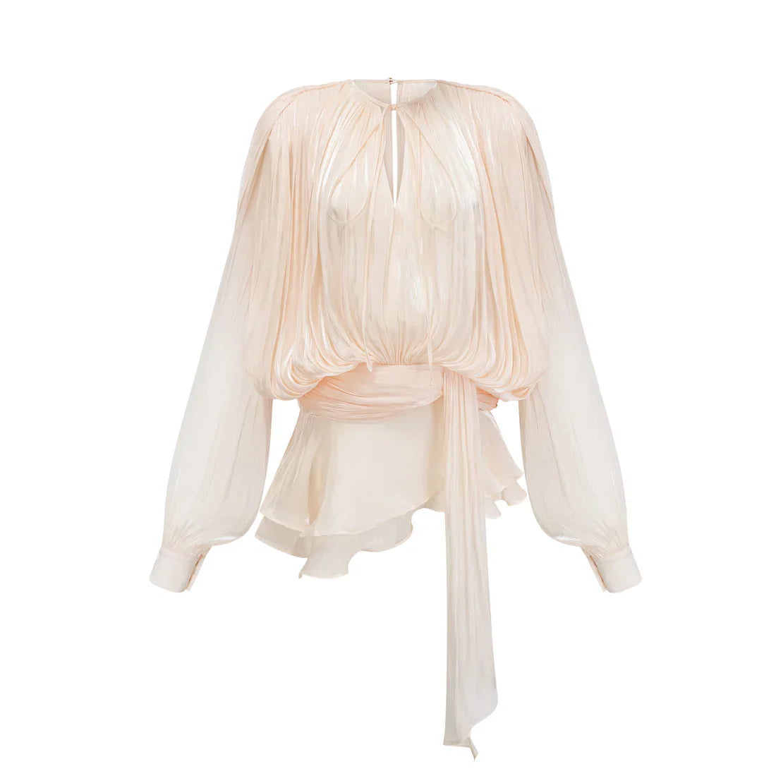 Eugénie Fully Pleated Ruffled Mini Dress
