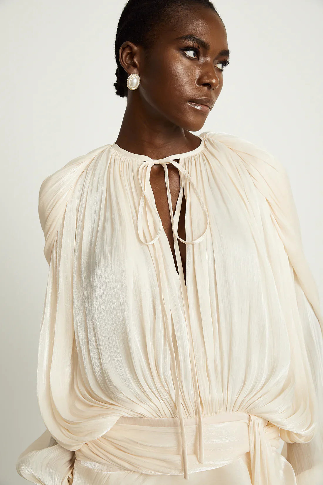 Eugénie Fully Pleated Ruffled Mini Dress