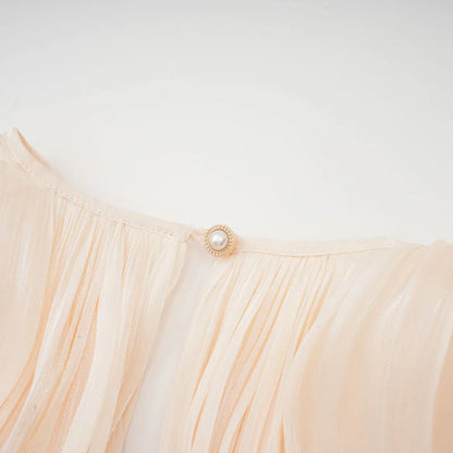 Eugénie Fully Pleated Ruffled Mini Dress