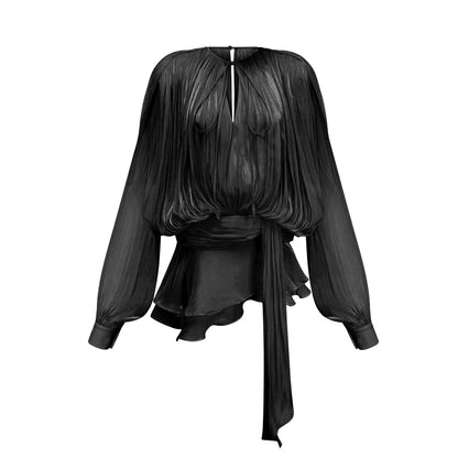 Eugénie Fully Pleated Ruffled Mini Dress