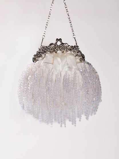 Mahola Beaded Satin Bag