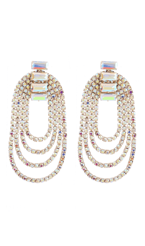 Sloane Oval Tassel Earrings