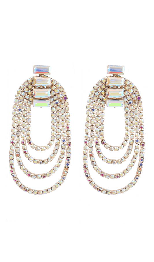 Sloane Oval Tassel Earrings