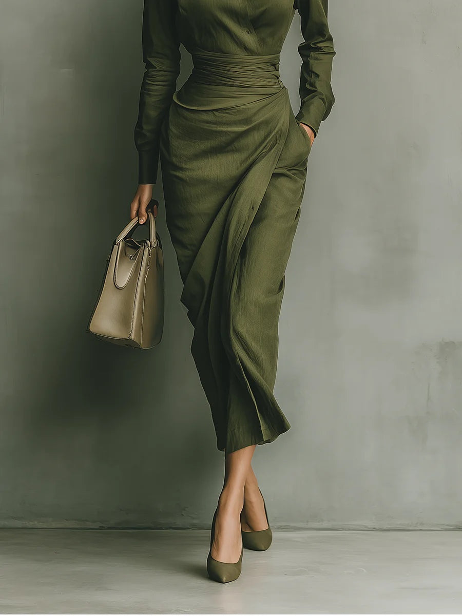 Caterina | Elegant Fitted Maxi Dress 🖤