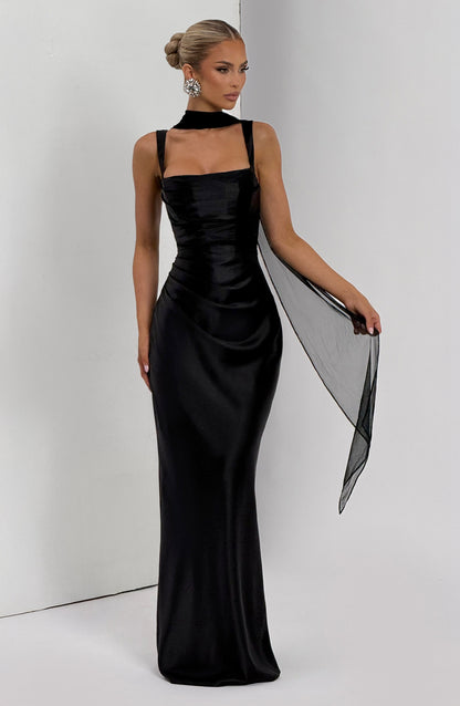 Calanthe Maxi Dress - Black 🖤