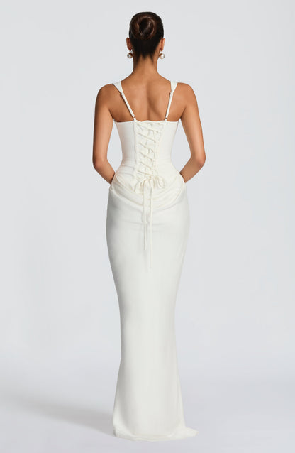 Cornelia Maxi Dress - Ivory 🖤