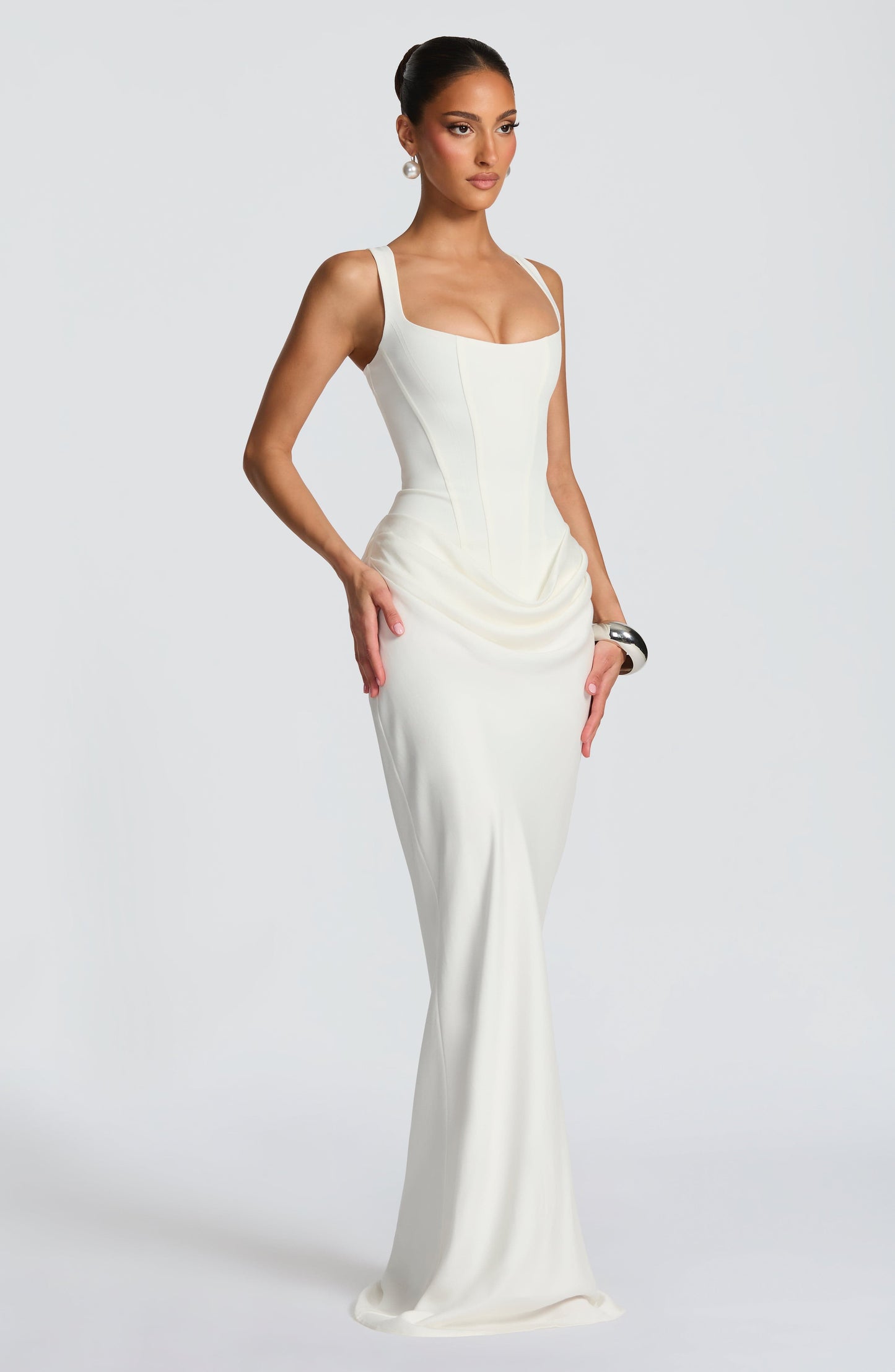 Cornelia Maxi Dress - Ivory 🖤