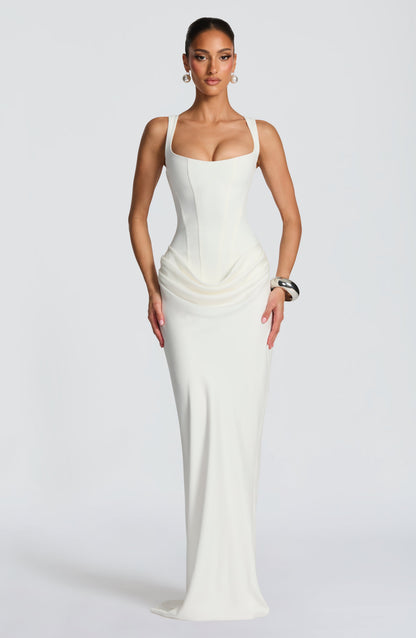 Cornelia Maxi Dress - Ivory 🖤