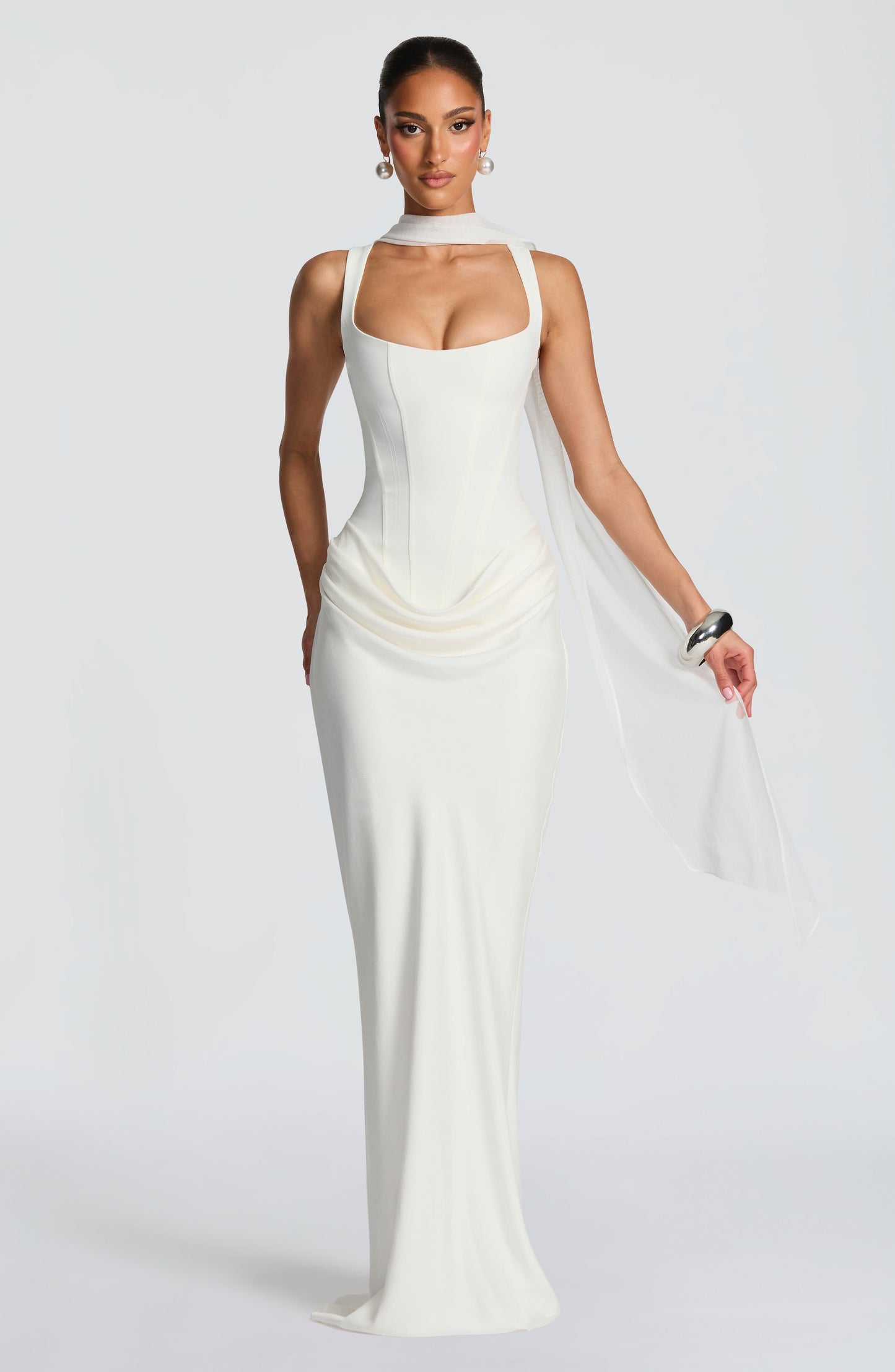 Cornelia Maxi Dress - Ivory 🖤