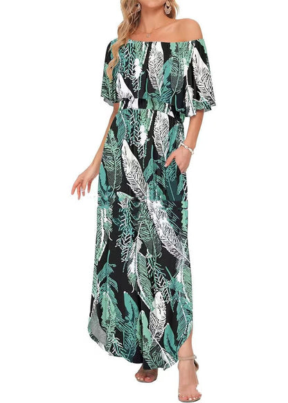 Riviera Off-Shoulder Maxi