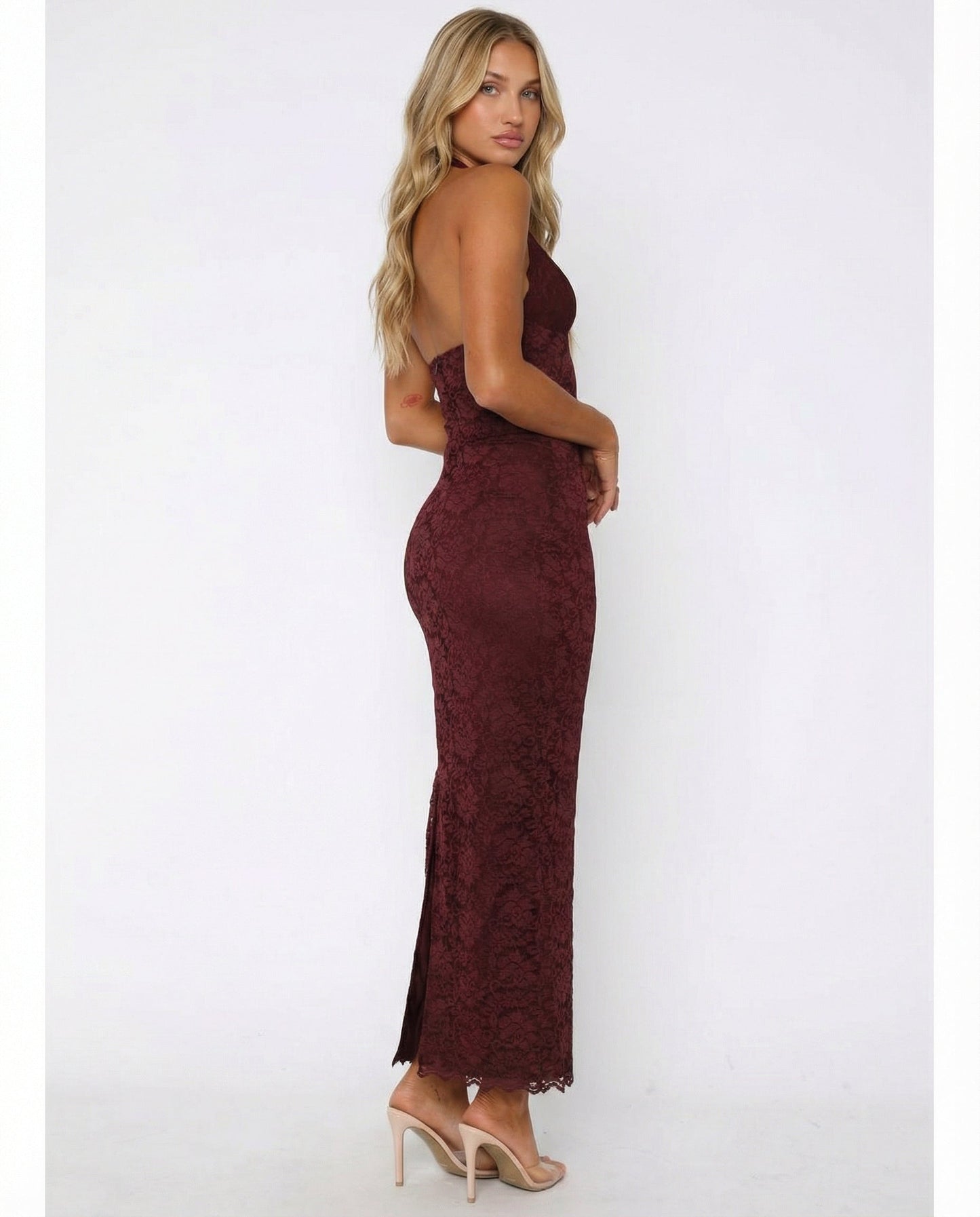 OLIVIA | Lace Me Maxi Dress