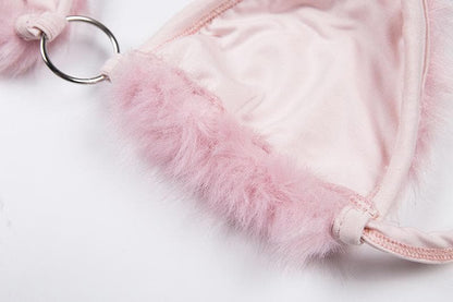 Furry Bra Top