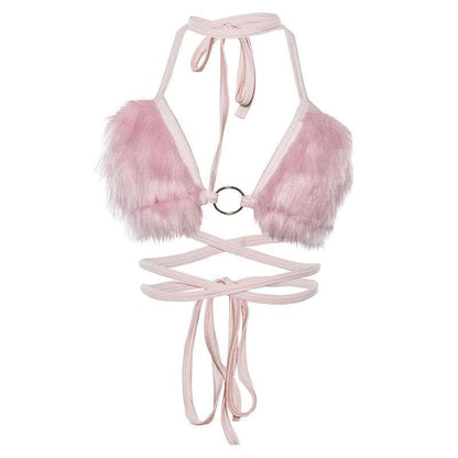 Furry Bra Top