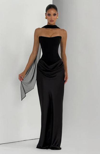 Maggie Maxi Dress - Black 🖤